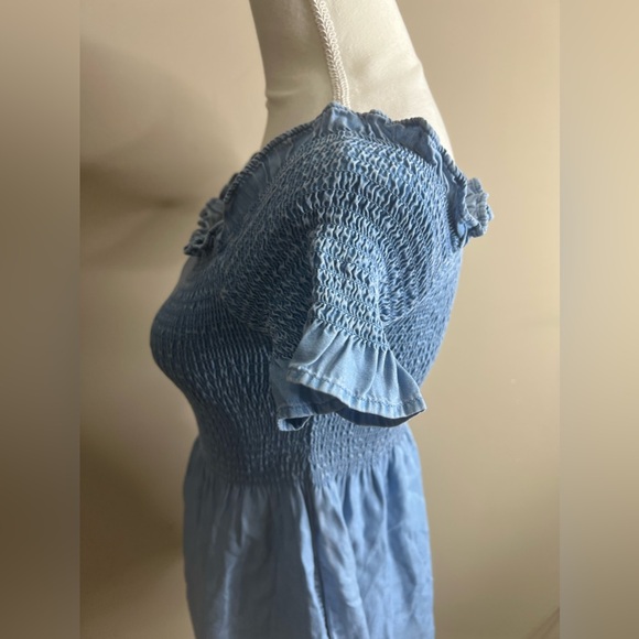 Nwt forever 21 woven denim dress size small - Picture 8 of 12